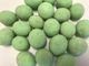 Yuvarlak Wasabi Baharatlı Şekerli Fıstık Yeşil Renk Yok Pigment Sağlık Sertifikalı