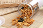Tuzlu Baharatlı Pirinç Kraker Mix Kaplı Fıstık Yeşil Bezelye Karışık Sancks Gıdalar