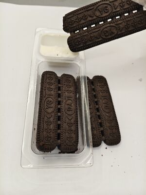 % 35 süt katı maddeleri ve bölme ambalajı ile süt kremi dip patatesler - Laktoz azaltılmış sağlıklı atıştırmalık karışımı