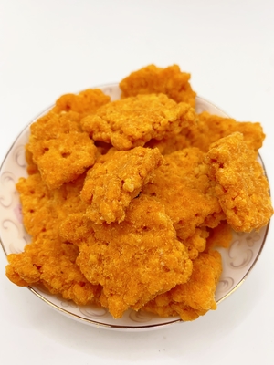 Tuzlu Yumurta Sarısı Kuru Et Floss Yapışkan pirinç kraker karışımı Zengin ve yumuşak kokulu Hızlı pirinç kızarmış pirinç kabuğu Guoba