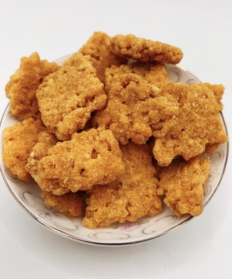 Tuzlu Yumurta Sarısı Kuru Et Floss Yapışkan pirinç kraker karışımı Zengin ve yumuşak kokulu Hızlı pirinç kızarmış pirinç kabuğu Guoba
