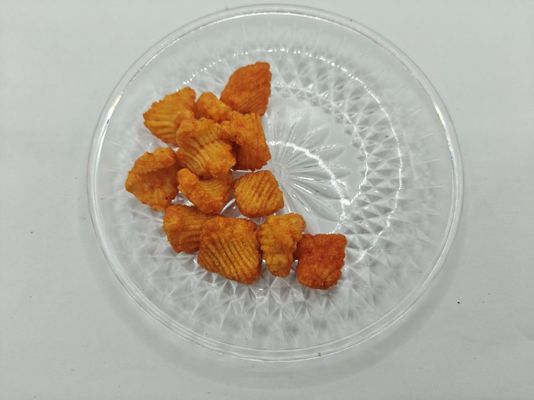 Salyangoz şeklindeki şişmiş atıştırmalıklar