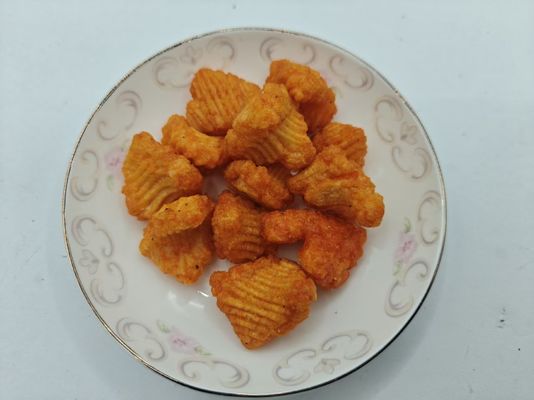 Salyangoz şeklindeki şişmiş atıştırmalıklar
