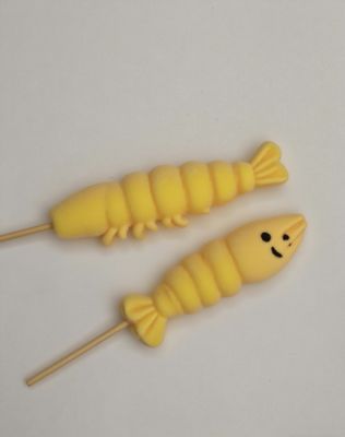 BBQ şeklindeki marshmallows kamp ateşi S'mores Vanilya Aroması Jelatin Ücretsiz parti tatlıları