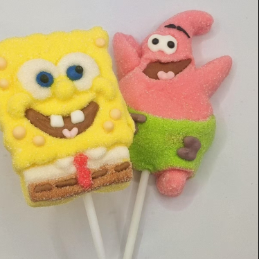 Çizgi film karakteri Marshmallow Lollipops