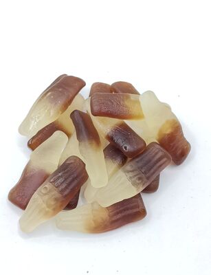 Authentic Cola Soda Flavor Gummy Candy with Fun Cola Bottle Shape and Perfect Chewy Texture Soya Fasulyesi Atıştırmalıkları