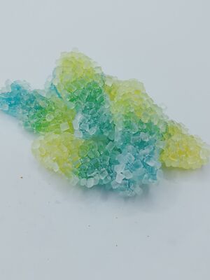 Parlak Kristal Şeker Kaplama Çift Yapılı Ayı Şekilli Sakızlar Çeşitli Tüm Fırsatlar için Soya Fasulyesi Atıştırmalıkları