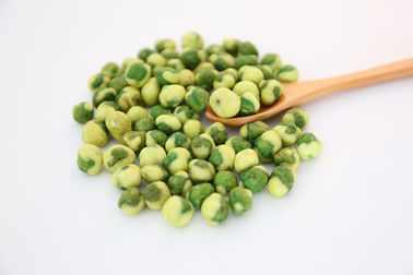 HACCP Kızarmış Sarı Wasabi Kaplı Yeşil Bezelye Ambalajı OEM
