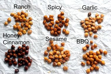 Düşük Kalorili Kavrulmuş Tuzlu Nohut Beslenme Sriracha Kaplı Koşer Geçti Gıda