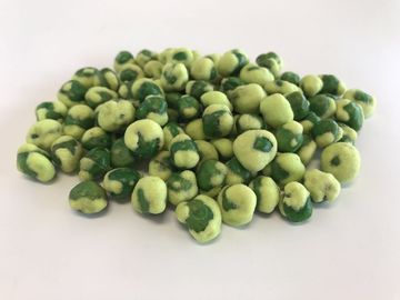 Wasabi Kaplı Yeşil Kurutulmuş Bezelye Aperatif Doğal Gaz Kavrulmuş Kosher Sertifikalı