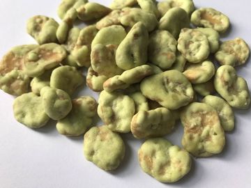 Tarım Fava Fasulye Aperatifler Baharatlı, Kuru Kavrulmuş Fava Fasulye Wasabi Lezzet