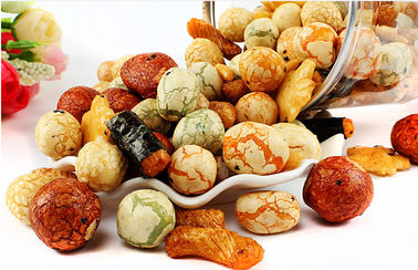 Puffing Wasabi Pirinç Kraker Mix, Fındıklı Çıtır Tadı Yummy Pirinç Kraker