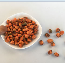 FDA / BRC / Kosher / Helal Sertifikalı Kuru Kaplamalı Kavrulmuş Baharatlı Edamame Soya Fıstığı Yeşil Fasulye Aperatif