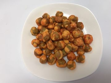 Vegan BRC Sriracha Lezzet Kaplamalı Yeşil Bezelye Aperatif OEM Sıcak Baharatlı Lezzet Aperatifler Yiyecekler