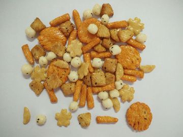 Soya Sosu Lezzetleri Çıtır Pirinç Krakeri Farklı Şekillerde Karışık Lezzetli