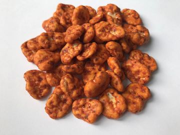 Kızarmış Popüler Tuzlu / Gevrek Sarımsak Biber Geniş Fasulye Aperatif NON-GMO