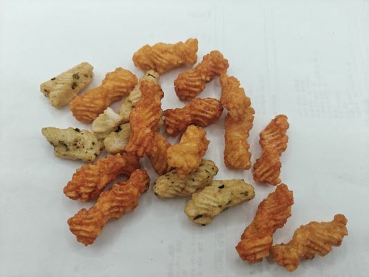 Deniz yosunu ve soya sosu lezzeti karışımı karışımlı pirinç krakerleri