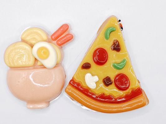 Japon Ramen Pizza Şekilli Sakızlar Eğlenceli Bento Şekerleri Vegan Jelatin Ücretsiz Çocuklar Partisi