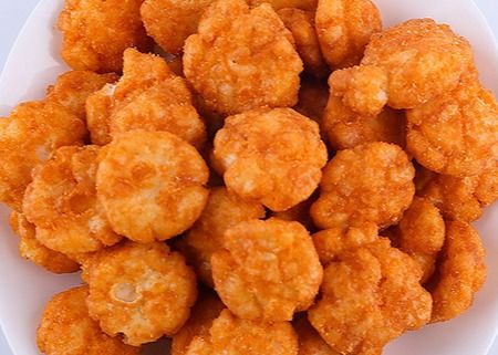 Gelişmiş Kızartılmış Teknoloji Tuzlu Lezzetli Peynir / Barbekü Lezzet Çıtır Pirinç Kraker Karışımı