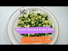 Wasabi Aroması Un Kaplı Kavrulmuş Yeşil Erzak Tam Beslenme Hızlı Sağlıklı Gıdalar